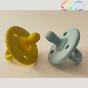 Duo Chupete Mostaza y Azul