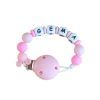 Chupetero Personalizado Para Bebé Silicona Orgánica Chupetero Personalizado Para Bebé Silicona Orgánica
